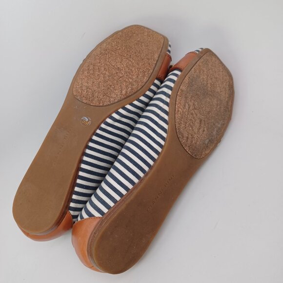 Gianni Bini Shoes Nautical Stripe Slip On Sawyer Casual Ballet Style Flats Sz 9 - Picture 14 of 16